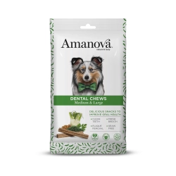 Amanova 7 x Dental Chews - Tandpleje til mellemstore &amp; store hunde - 180 g