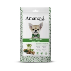 Amanova 7 x Dental Chews - Tandpleje til sm� &amp; mini hunde - 110 g