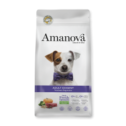 Amanova Eksklusiv Hjort - Hundefoder til kr�sne hunde - 10 kg