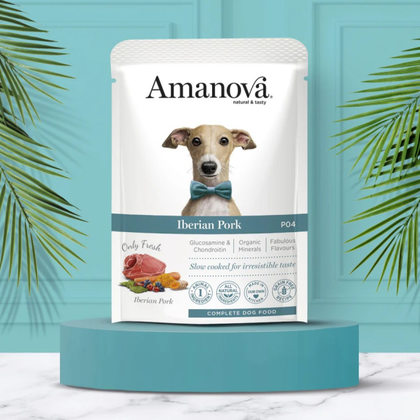 Amanova Iberico Gris - Kornfrit v�dfoder til voksne hunde - 300 g