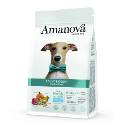 Amanova Iberico Gris - Kornfrit voksen hundefoder - 10 kg