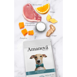 Amanova Iberico Gris - Kornfrit voksen hundefoder - 10 kg