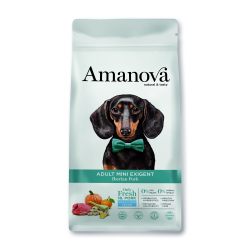 Amanova Iberico Gris - Kornfrit voksen hundefoder til sm� hunde - 7 kg
