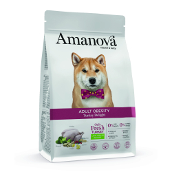 Amanova L�kker Kalkun - Fedtfattigt hundefoder mod overv�gt - 10 kg