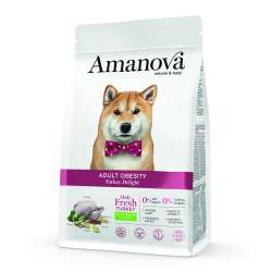 Amanova L�kker Kalkun - Fedtfattigt hundefoder mod overv�gt - 10 kg