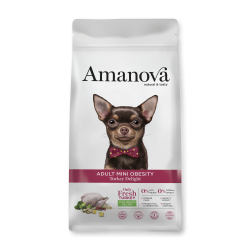 Amanova L�kker Kalkun - Fedtfattigt hundefoder mod overv�gt til sm� hunde - 7 kg