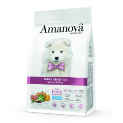 Amanova Luksus Laks Sensitive - Kornfrit hvalpefoder - 7 kg