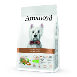 Amanova Uds�gt Kylling - Hvalpefoder til sm� hunde - 500 g