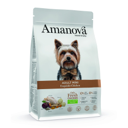 Amanova Uds�gt Kylling - Voksen hundefoder til sm� hunde - 2 kg