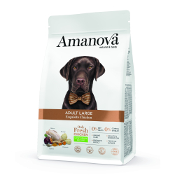 Amanova Uds�gt Kylling - Voksen hundefoder til store hunde - 12 kg