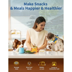 Chewise 2-i-1 Enrichment Bowl - Bl�