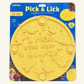 Chewise Pick & Lick Dobbeltsidet Slikkem�tte - Gul