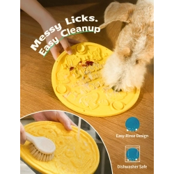 Chewise Pick &amp; Lick Dobbeltsidet Slikkem�tte - Gul