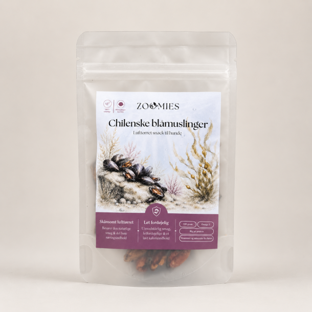 Zoomies Chilenske Bl�muslinger - 100 g