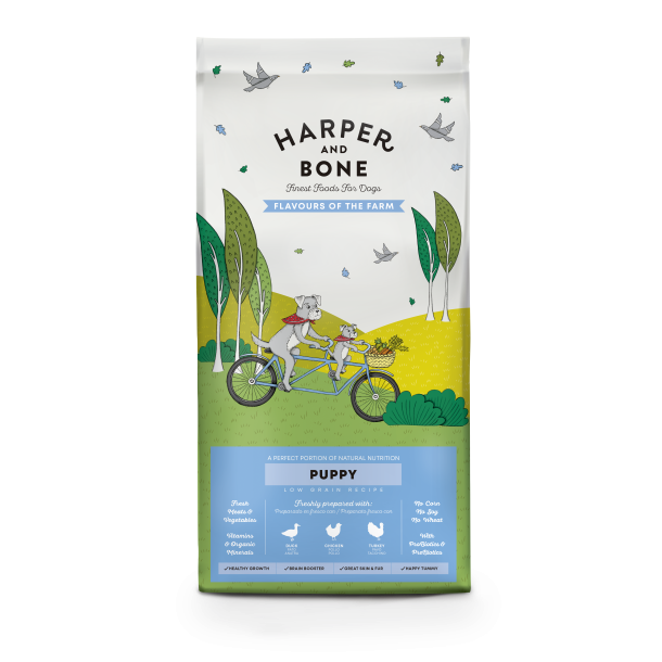Harper &amp; Bone Flavours Of The Farm - Hvalpefoder - 12 kg