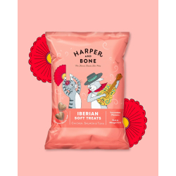 Harper &amp; Bone Iberico Softies med Kylling, Laks og Tun - 90 g