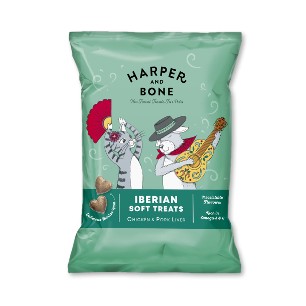 Harper &amp; Bone Iberico Softies med Kylling og Gris - 90 g