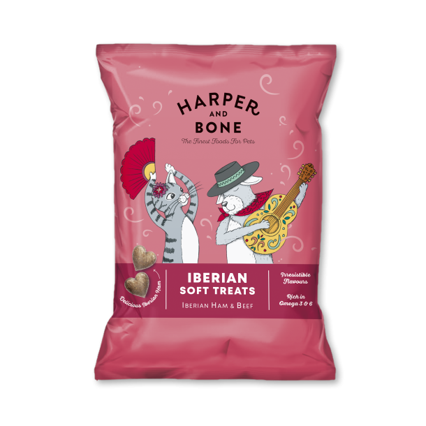 Harper &amp; Bone Iberico Softies med Okse - 90 g