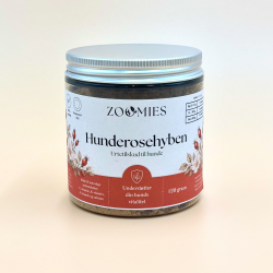 Zoomies Hunderosehyben - Underst�tter led og knogler - 125 g
