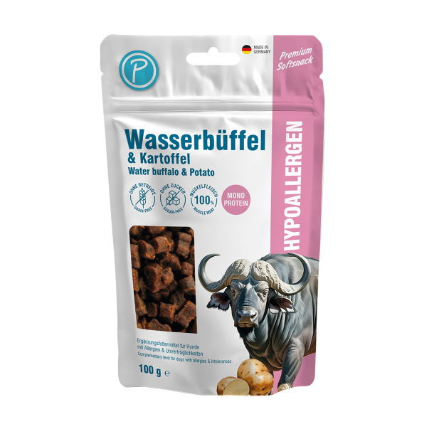 Petlando Hypoallergen Maxi Softsnacks med Vandb�ffel - 100 g