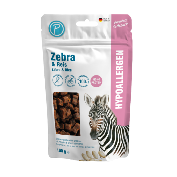 Petlando Hypoallergen Maxi Softsnacks med Zebra - 100 g