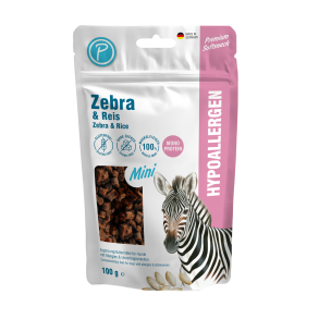 Petlando Hypoallergen Mini Softsnacks med Zebra - 100 g