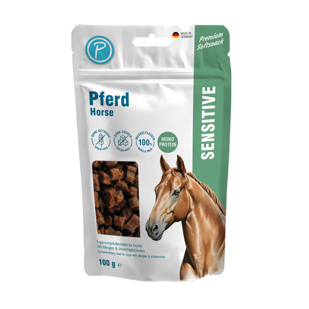 Petlando Sensitive Maxi Softsnacks med Hest - 100 g