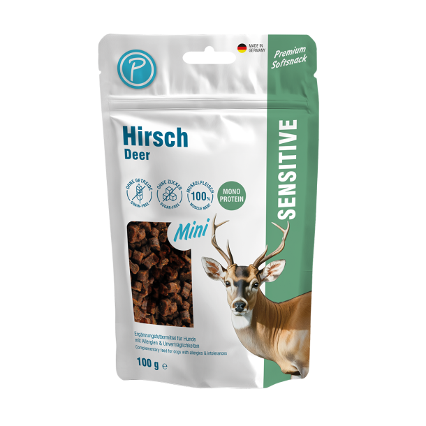 Petlando Sensitive Mini Softsnacks med Vildt - 100 g